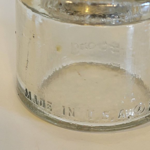 Vintage 3.5" Clear Glass Armstrong 21 55 Insulator Made in USA - Picture 6 of 9